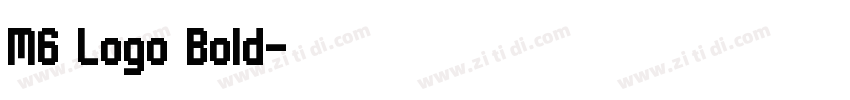 M6 Logo Bold字体转换